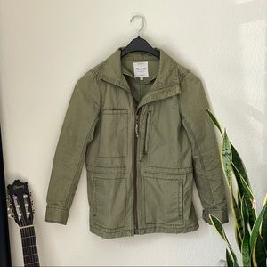 Madewell Military Jacket Green Medium